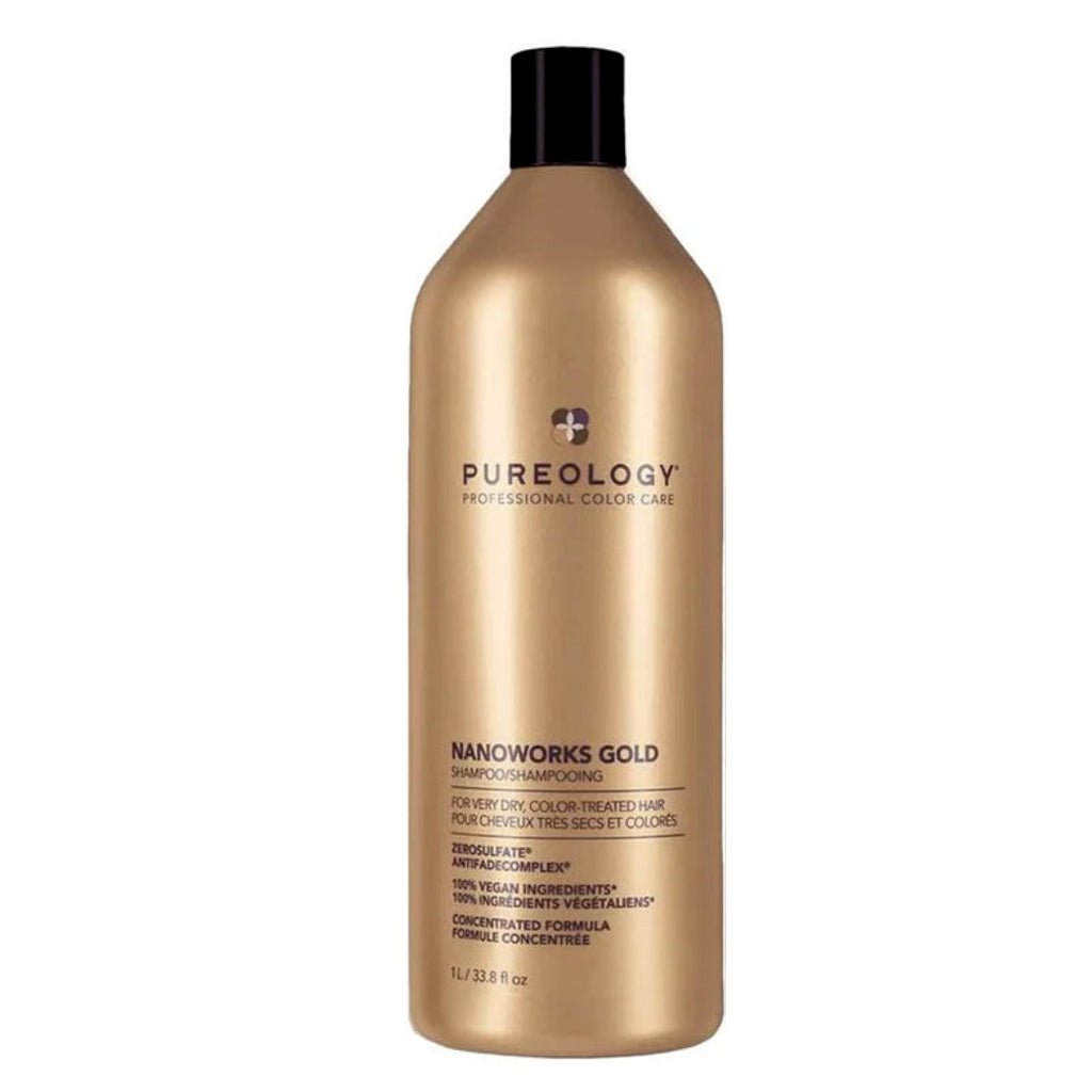 Pureology Nanoworks Gold Shampoo – 266 ml & 1000 ml