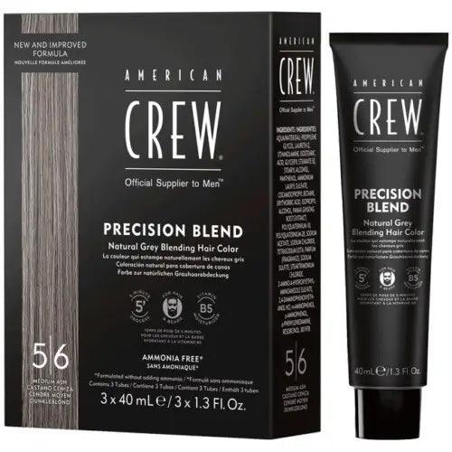 American Crew Precision Blend hair color for men natural gray blending and professional results